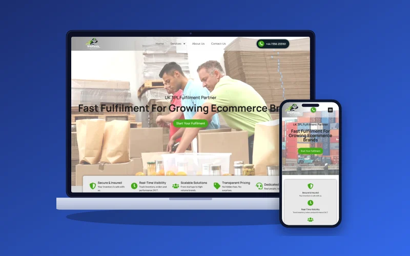 ShipPanda WordPress website case study preview