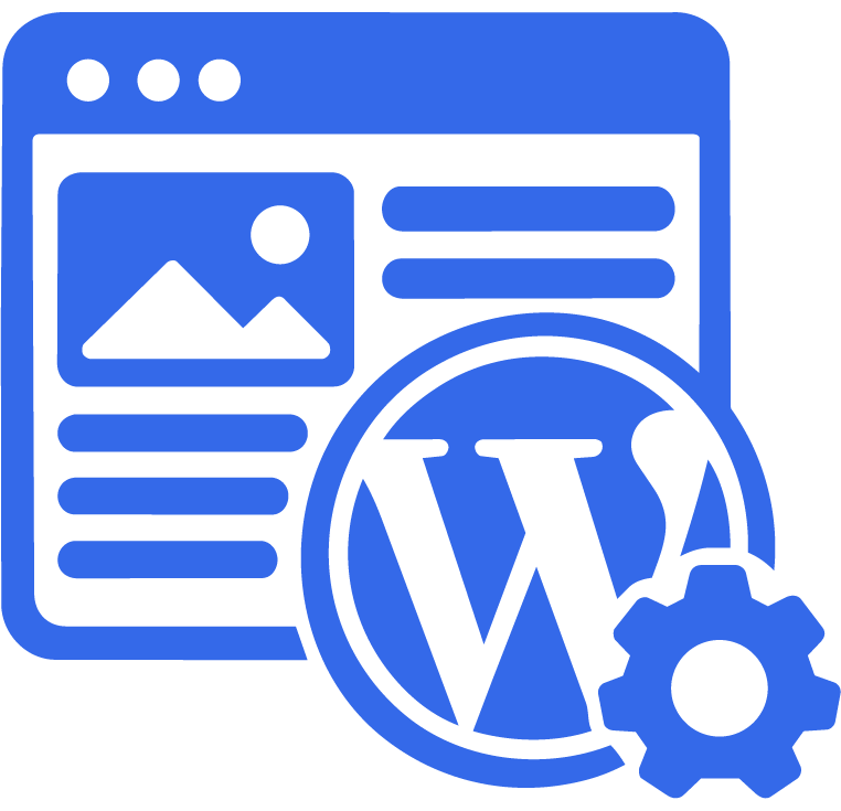 WordPress website development icon