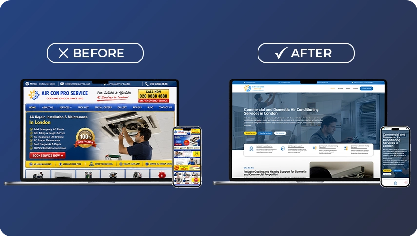 After Before Business Website